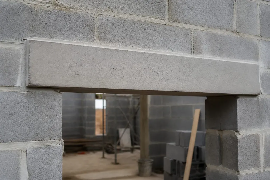 Linteau préfabriqué en béton: choix, pose et points de contrôle