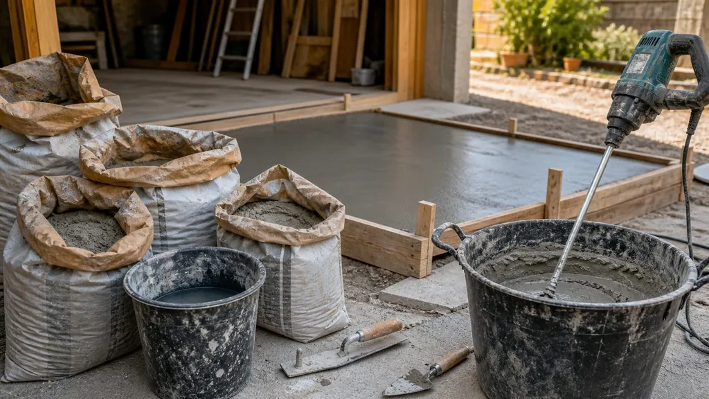 sac de beton tout pret