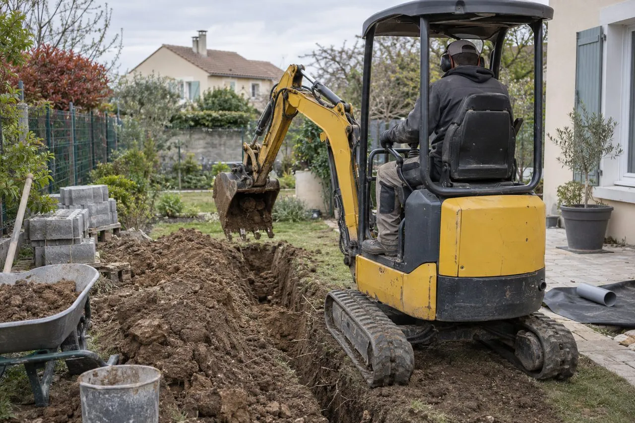 Mini-pelle de 800 kg : capacités, limites et choix de location