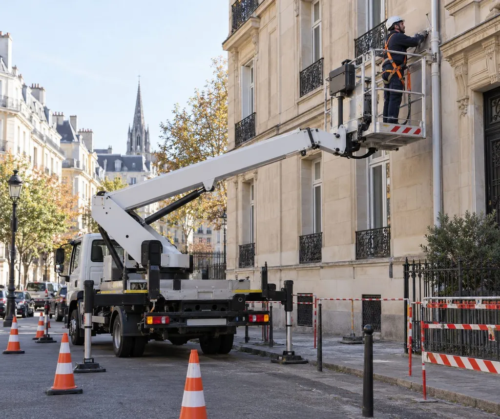 Camion nacelle : hauteur, déport et règles pour bien choisir
